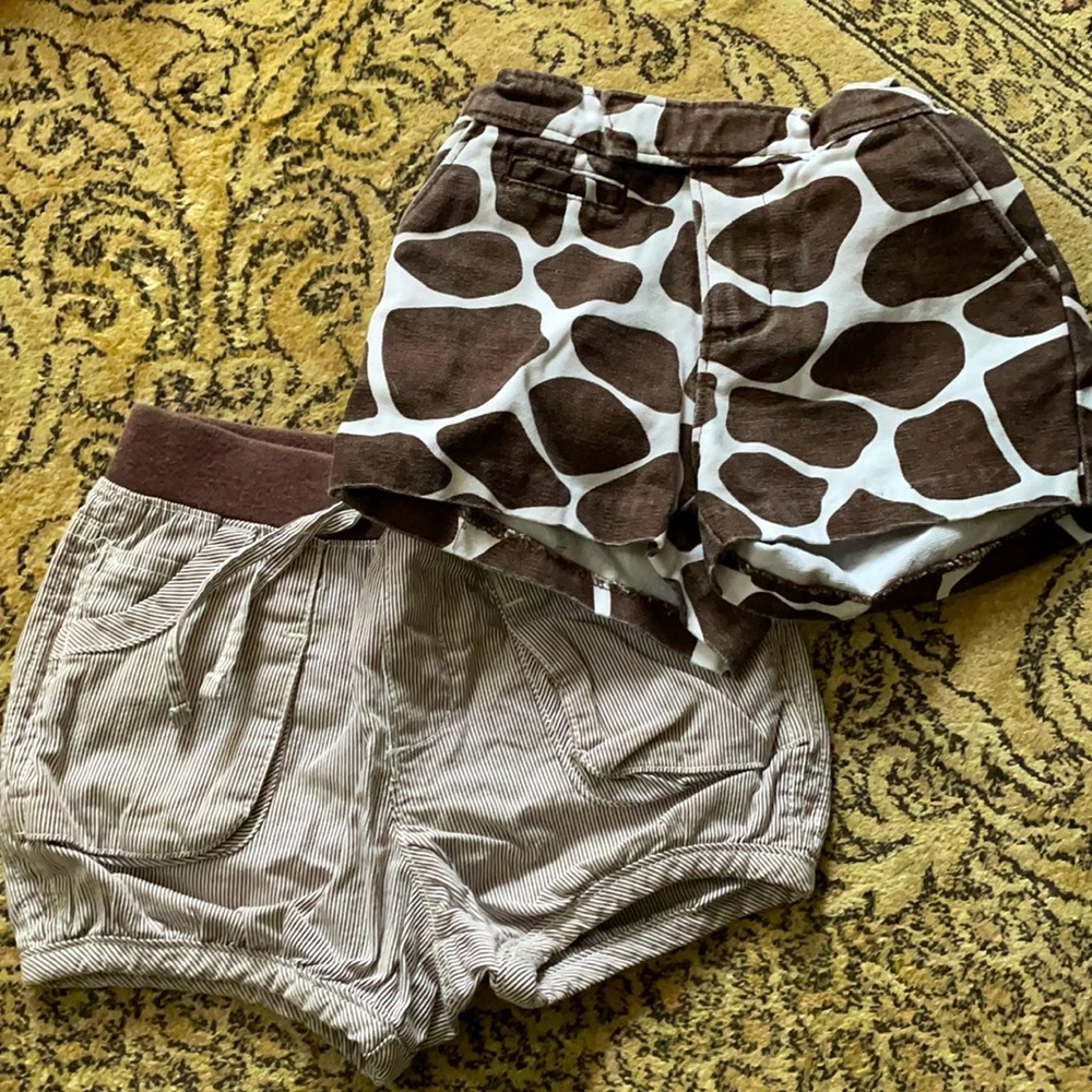Two pair of toddler Baby Gap shorts